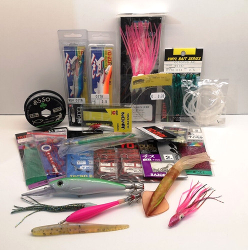 Lotto stock materiale pesca - stock, da