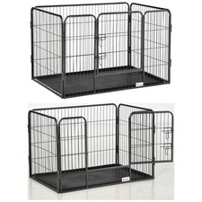 PawHut Box per Cani in Metallo