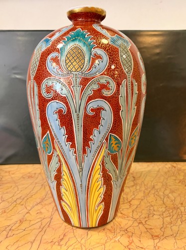 Grand vase sèvres faïence - en,