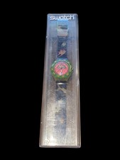 Orologio Swatch HAPPY FISH SDN101 1991 Scuba In Custodia Originale