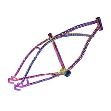 OG LOWRIDER CLASSIC 20" QUADRATO RITORTO LOWRIDER TELAIO BICICLETTA OIL SLICK NEON