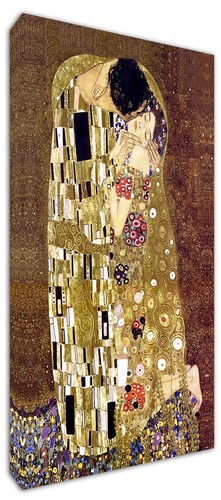 Quadro moderno klimt bacio - quadro,