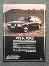 G420-Advertising Pubblicità - 1981 - FORD ESCORT XR 3 TRADIZIONE DI FORZA