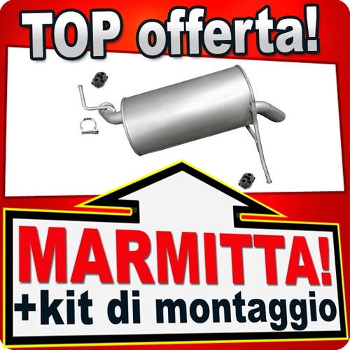 Silenziatore posteriore per - silenziatore,