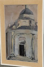 Giulio Da Milano,allievo di Giacomo Grosso, chiesa di S.Tommaso, quadro dipinto 