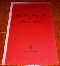 CHILESOTTI AFFETTI AMOROSI DI GIOVANNI STEFANI BASSO CHITARRA SPAGNOLA FORNI 969