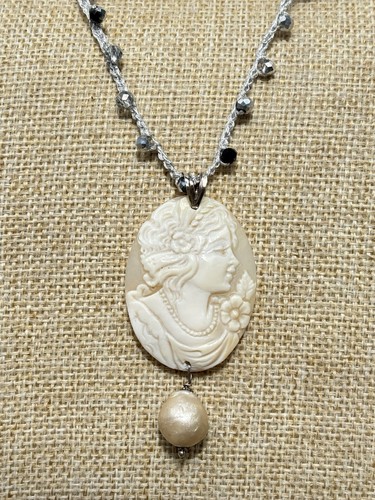 Collana con cammeo - cammeo, sardonico