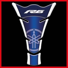 paraserbatoio adesivo per YAMAHA R6 moto protezione serbatoio 3d resinato gel BW
