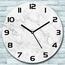 Orologio da parete vetro marmo