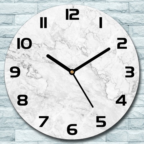 Orologio parete vetro marmo - orologio,