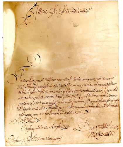 1780 cagliari italia pannello - 1780,