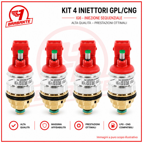 Iniettori gas gpl - 4, tappo