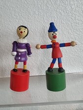 Coppia di pagliacci pupazzi a