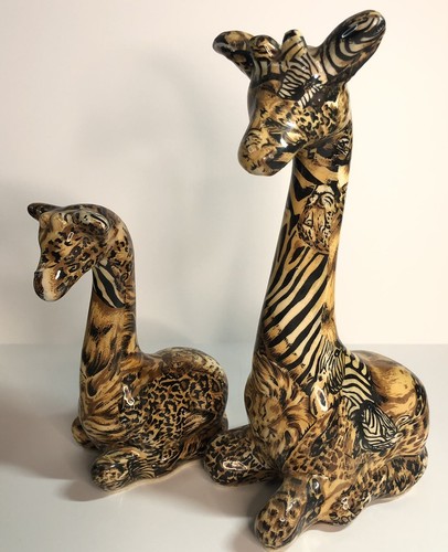 Vintage lavie giraffa seduta - vintage,