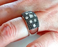 Anello oro bianco 750 18k