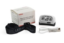 LUCE frontale ricaricabile con