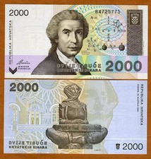 Croazia, 2.000 (2000) Dinara
