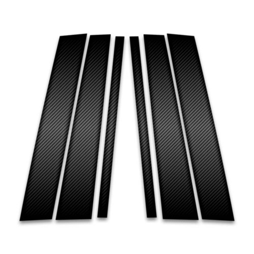 6pc carbon fiber pillar - fiber,