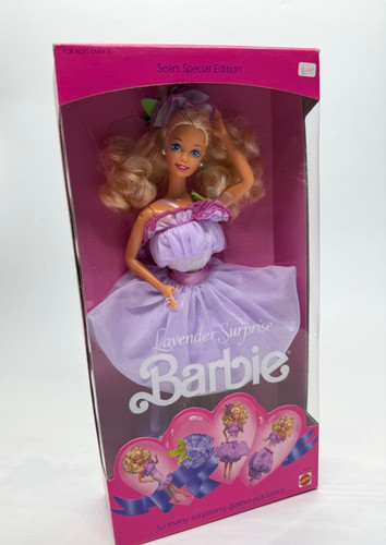 Barbie 1989 lavender - barbie, 1989,