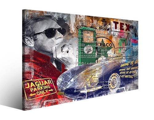 Quadro pop art steve queen - quadro,