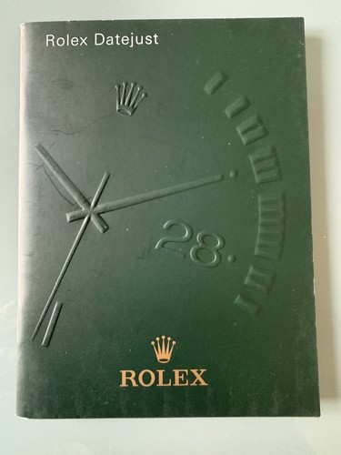 Rolex libretto datejust - libretto,