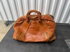 1970s MacGregor Brown Leather Duffel Tennis Bag – Vintage Sports Travel Gear