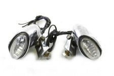 COPPIA FARI SUPPLEMENTARI FARETTI MOTO CUSTOM HEADLIGHT PICCOLO GRAFFIO