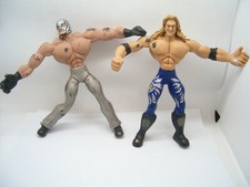 Wrestling WWF lotto di 2 personaggi snodabili in gomma - WWE - JAKKS 2003