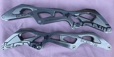 BONT INLINE 2PF 6061  SPEED SKATE FRAMES - 12.6 GUN METAL  105mm wheels   🛼🏁