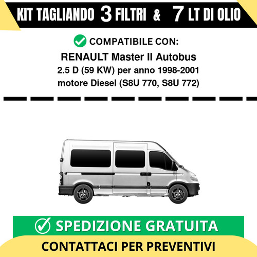 Tagliando per renault master - tagliando,