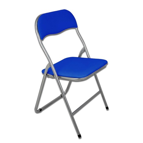 Sedia pieghevole blu - sedia,