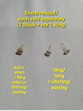 Orecchini strass anello