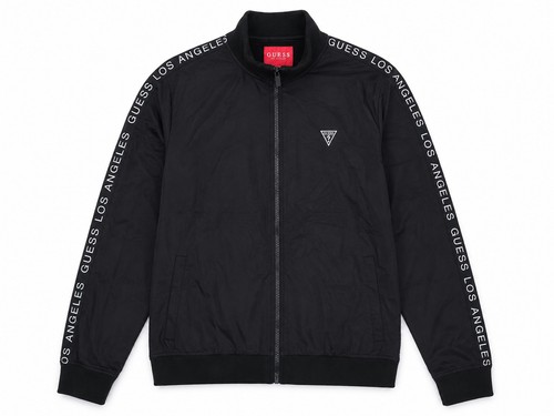 Giacca guess uomo nera logo - uomo,