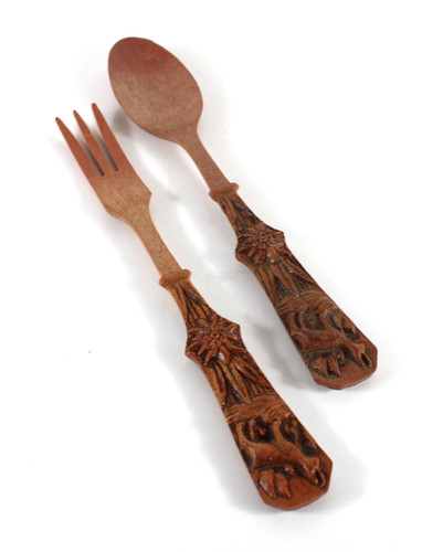 Posate insalata vintage - posate,
