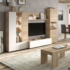 Parete attrezzata mobile TV sala da pranzo salotto soggiorno 260X30X185 016642F