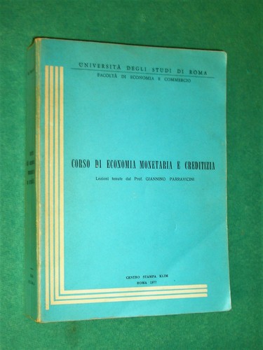 Corso economia monetaria - di,