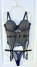 Set Lingerie Corsetto Maglia