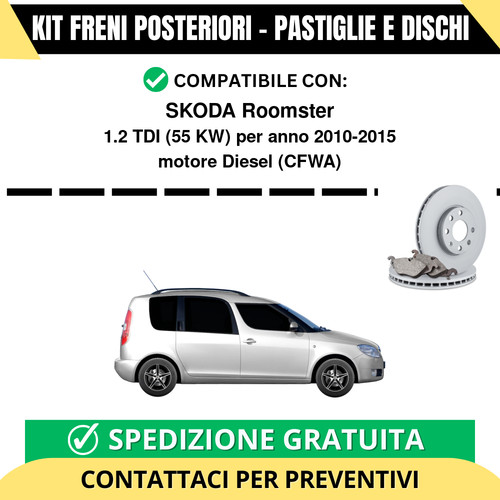 Kit freni posteriori - kit,