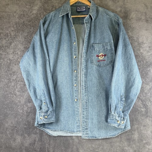 Camicia denim hard rock - denim,