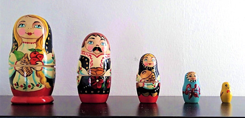 Matrioska originale legno - originale, in