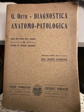 LIBRO RARO MEDICINA DIAGNOSTICA ANATOMO PATOLOGICA 1911 ORTH
