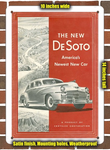 Cartello metallo desoto - -,