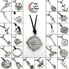 collana uomo donna girocollo con ciondolo pendente amuleto 3d per sport passione