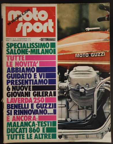 Moto sport 1973 guzzi - moto,