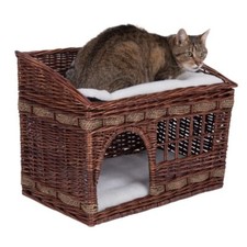 Cesta vimini per gatti - vimini,