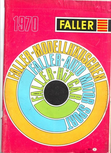 1970 rarissimo catalogo faller - 1970,