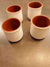 Set 4 vasetti/tazze in