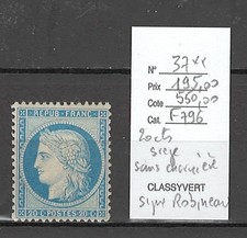 France - Yvert 37** - 20cts