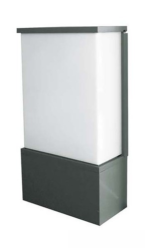 Lanterna alluminio parete - alluminio, a