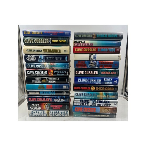 Clive cussler book lot - clive,